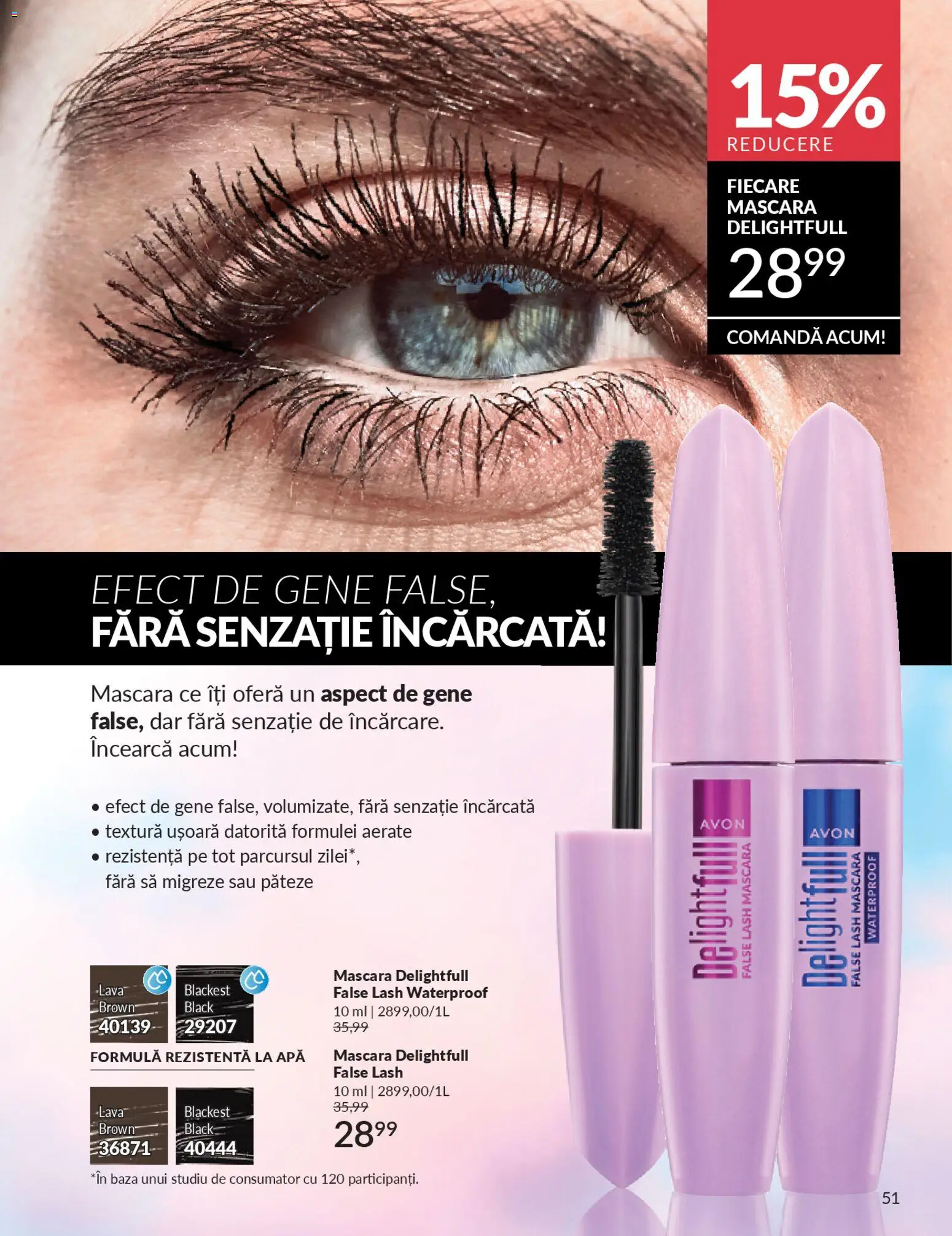 Noul catalog Avon – valabil de la 01.02.2026 | Pagină: 53 | Produse: Mascara, Apă