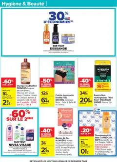 Carrefour - Prévisualisation de Carrefour Le mois vip, des promos très importantes valide à partir de 24.02.2026 | Page: 66 | Produits: Cire, Cire froide, Shampooing, Culotte