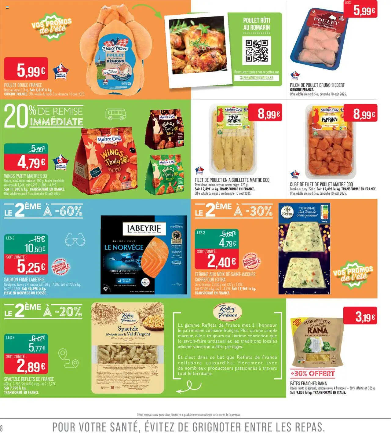  | Page: 8 | Produits: Paprika, Jambon Cru, Saumon fumé, Noix
