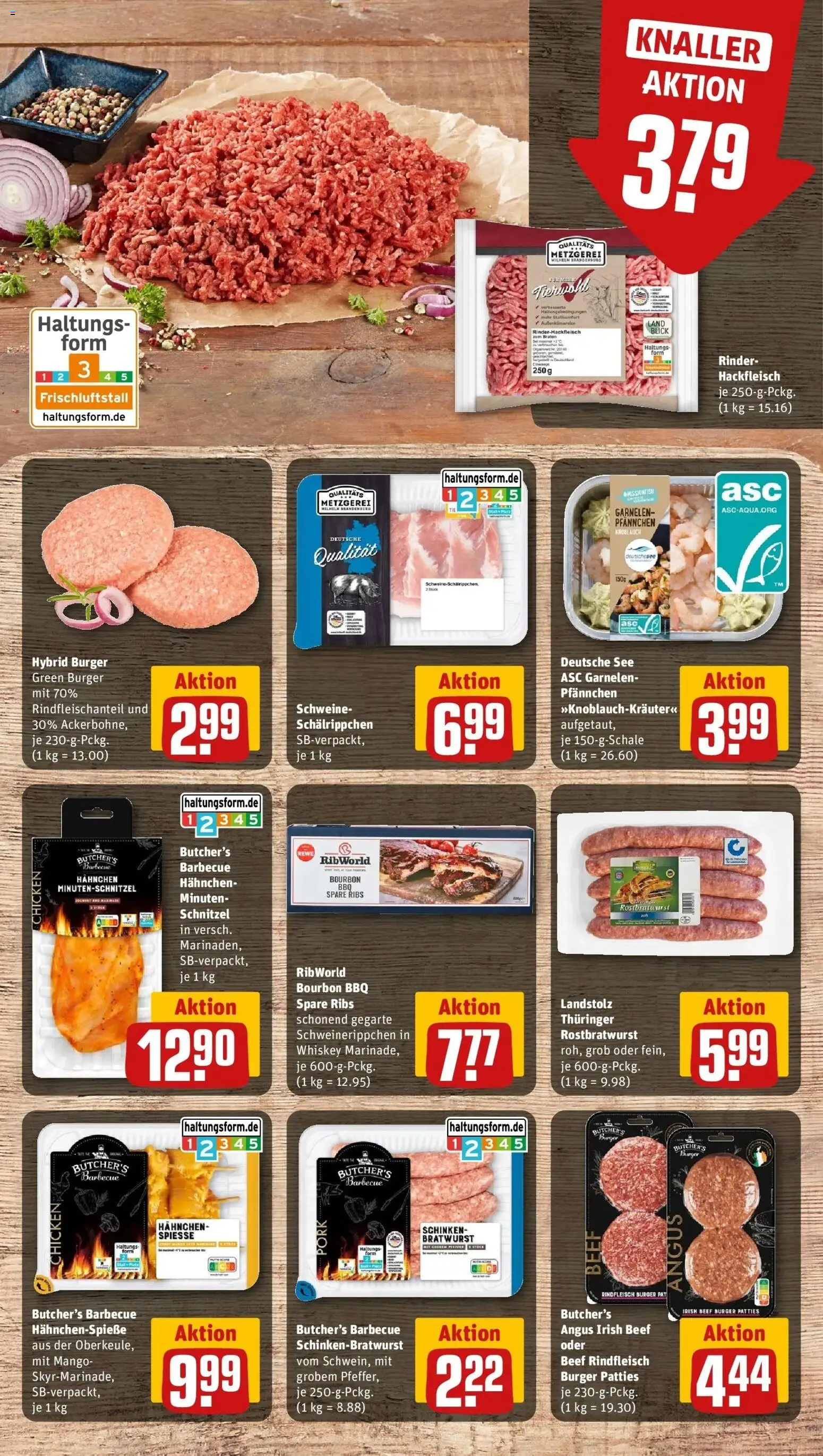 Rewe Prospekt Berlin / Friedrichshain	 – gültig ab 05.04.2026 | Seite: 8 | Produkte: Spare ribs, Burger, Spieße, Mango
