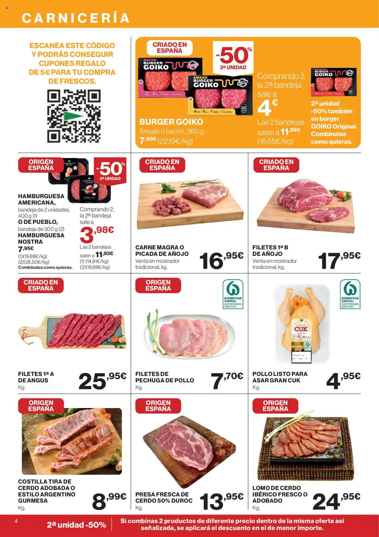Hipercor catálogo │ válido desde el 05.06.2025 | Página: 4 | Productos: Δισκέτα, Cerdo, Σοκολατούχο γάλα, Bandeja