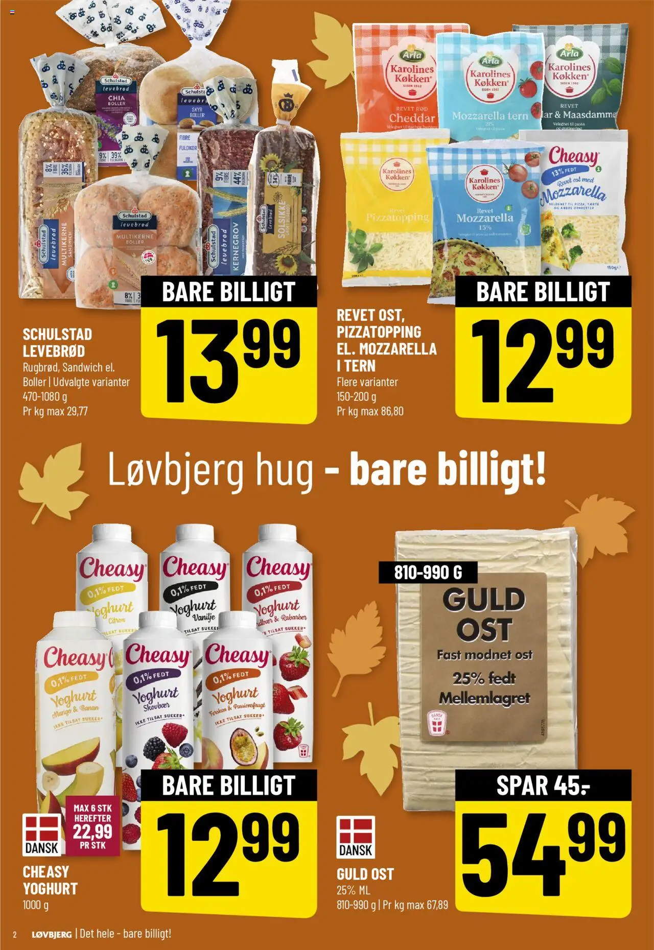 Løvbjerg tilbudsavis – gyldig fra 17.10.2025 | Side: 2 | Produkter: Mango, Pizza, Pasta, Sukker