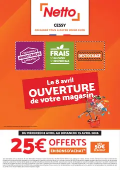 Netto - Prévisualisation de Netto - Découvrez votre magasin Cessy valide à partir de 08.04.2026