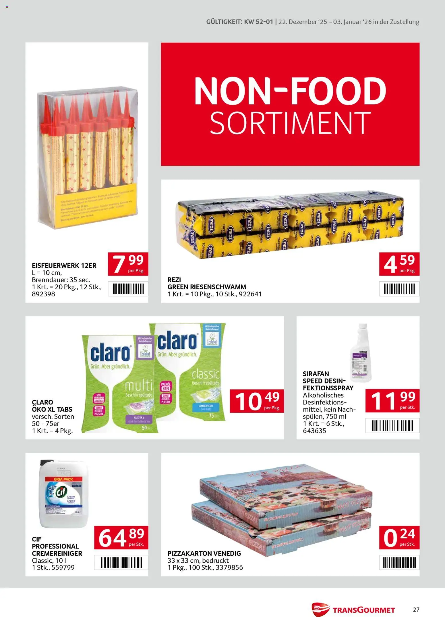 Transgourmet Zustellaktion gültig ab 22.12.2025 | Seite: 27