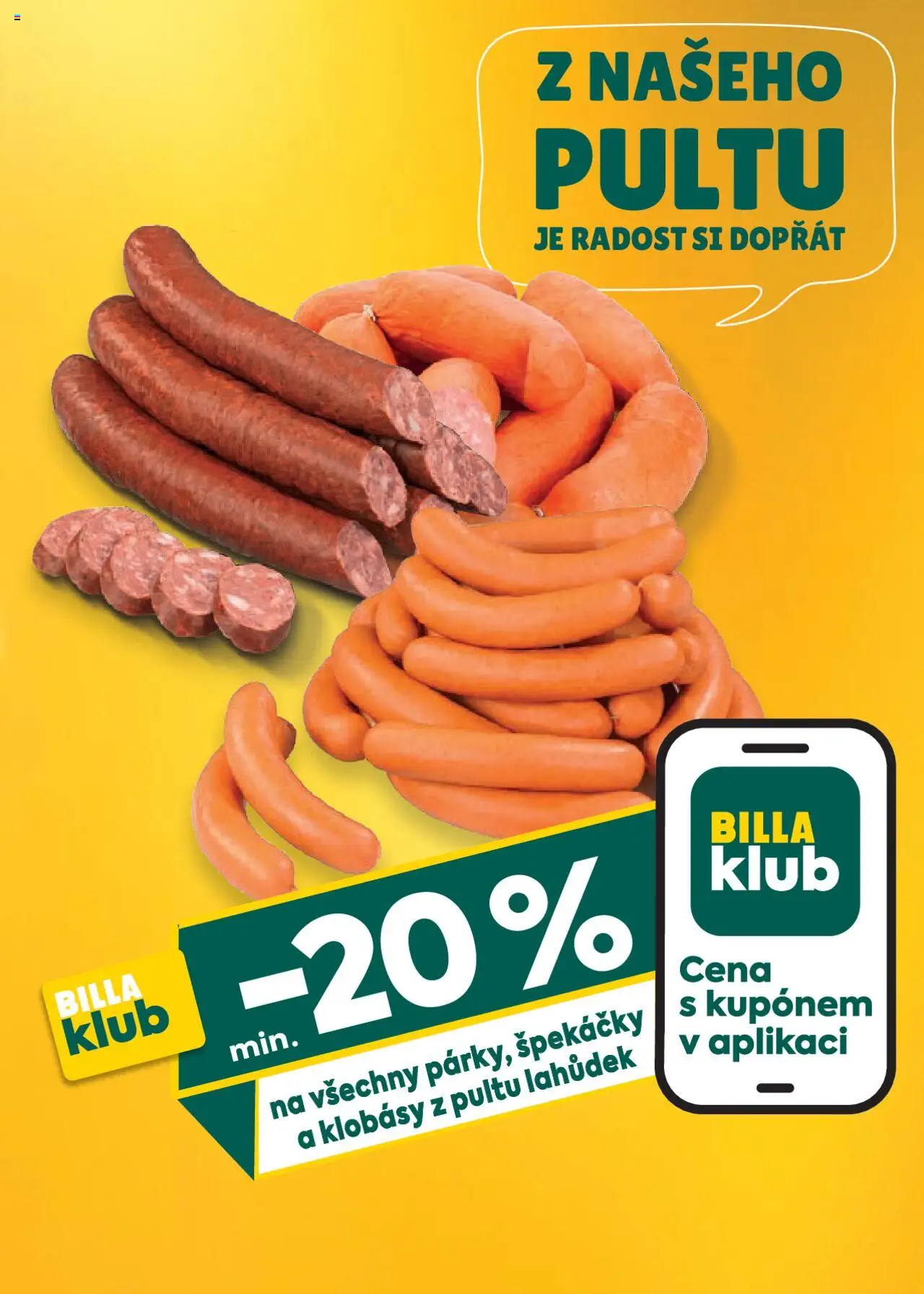 Billa Velký leták od 22.10.2025 | Strana: 7 | Produkty: Špekáčky, Klobásy