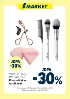 S-market-mainoslehti voimassa 17.09.2025 alkaen