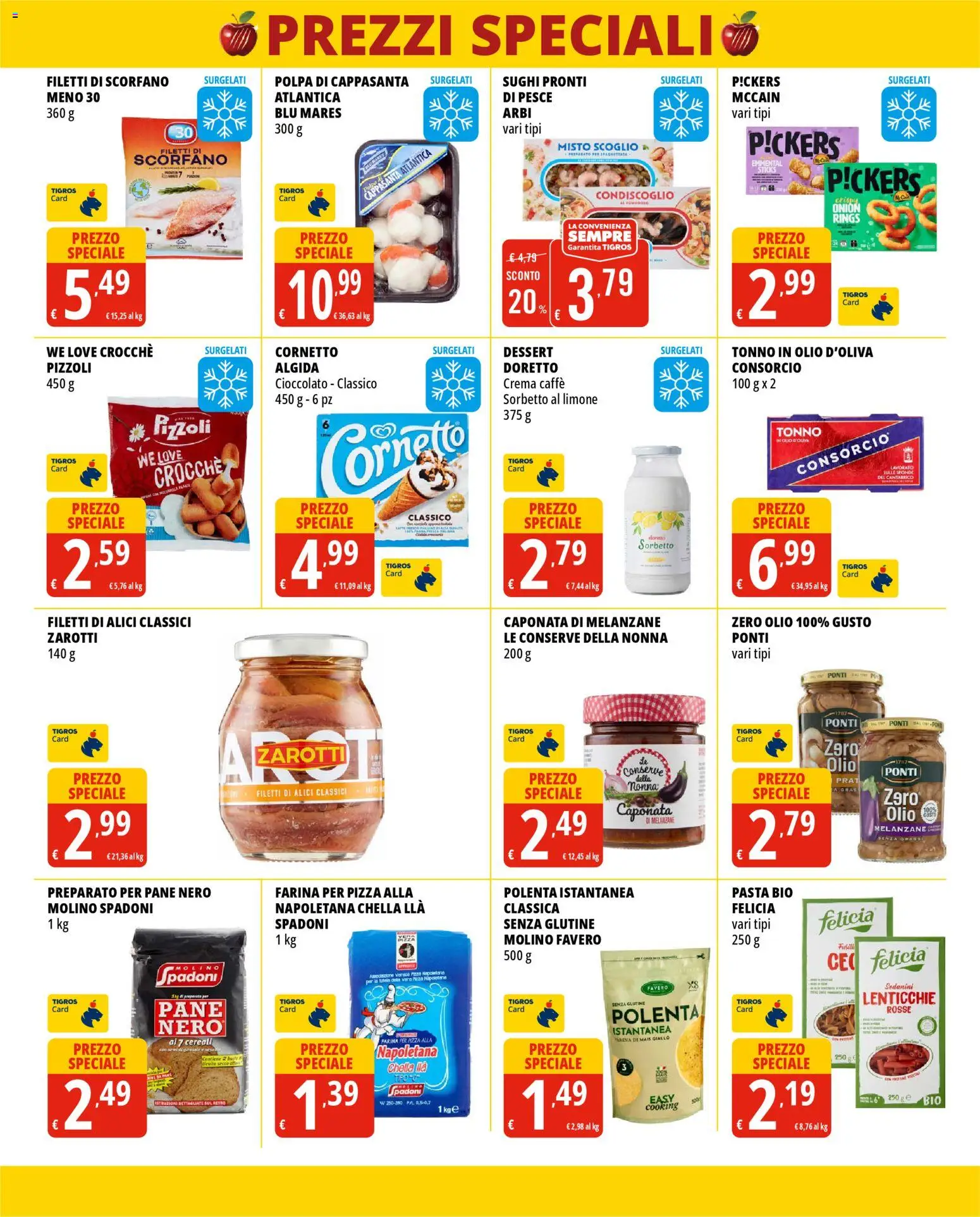 Volantino Tigros del 28.01.2026 | Pagina: 3 | Prodotti: Crema, Cioccolato, Cereali, Limone