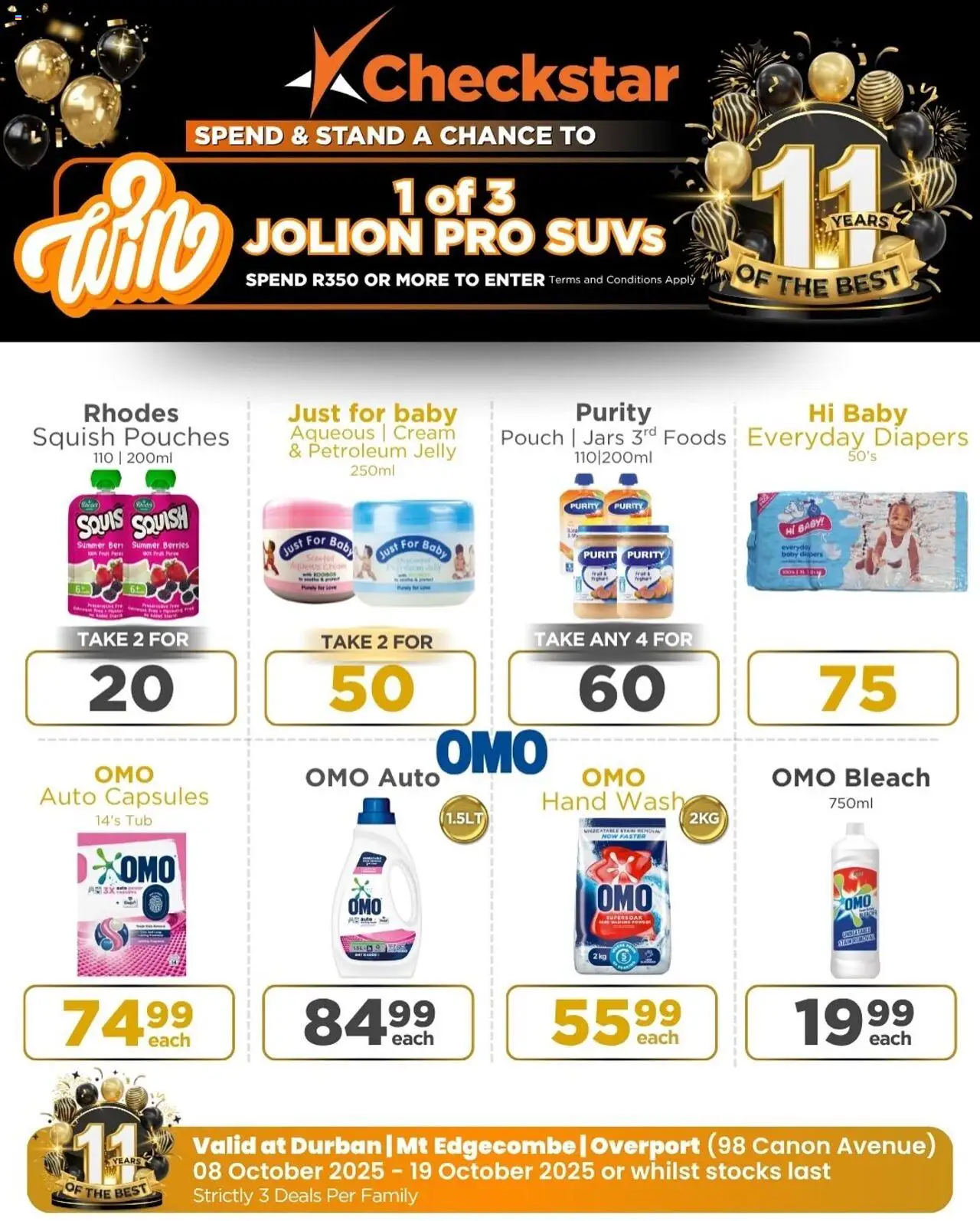 New Check Star catalogue – valid from 08.10.2025 | Page: 7 | Products: Bleach, Cream, Petroleum jelly
