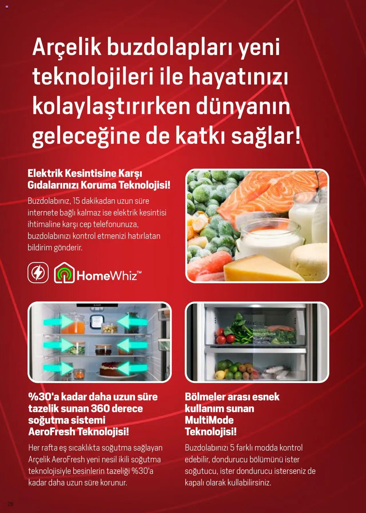 Arçelik Katalog - 01.06.2025 tarihinden itibaren geçerlidir | Sayfa: 28 | Ürünler: Dondurucu