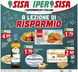 Anteprima del volantino Volantino SISA	 valido a partire dal 12.09.2025