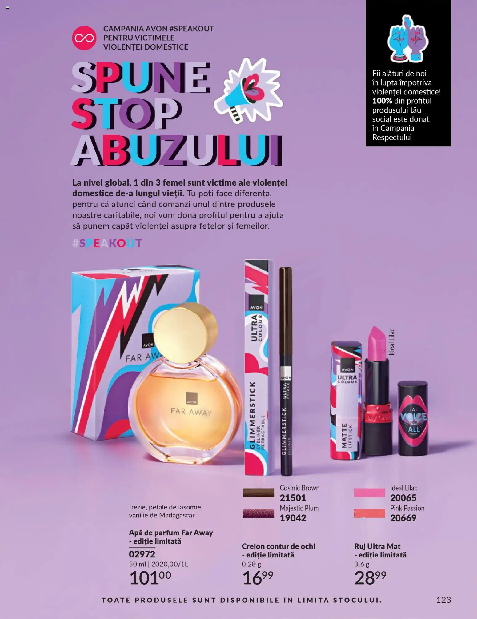 Noul catalog Avon – valabil de la 01.03.2026 | Pagină: 125 | Produse: Apă de parfum, Parfum, Ruj, Apă