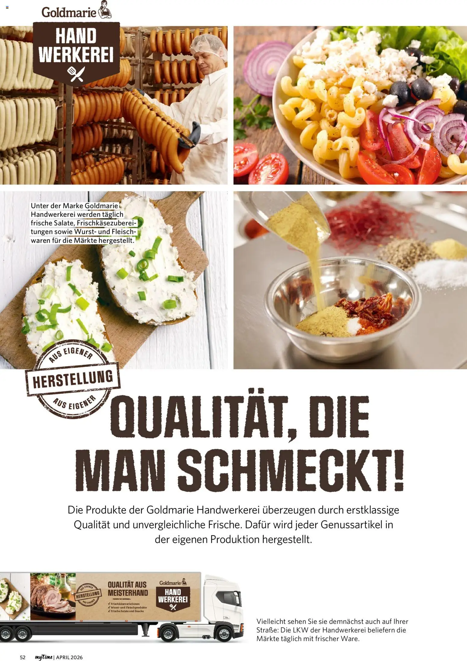 Famila Nordwest myTime April 2026 – gültig ab 01.04.2026 | Seite: 52 | Produkte: Wurst, Fleisch