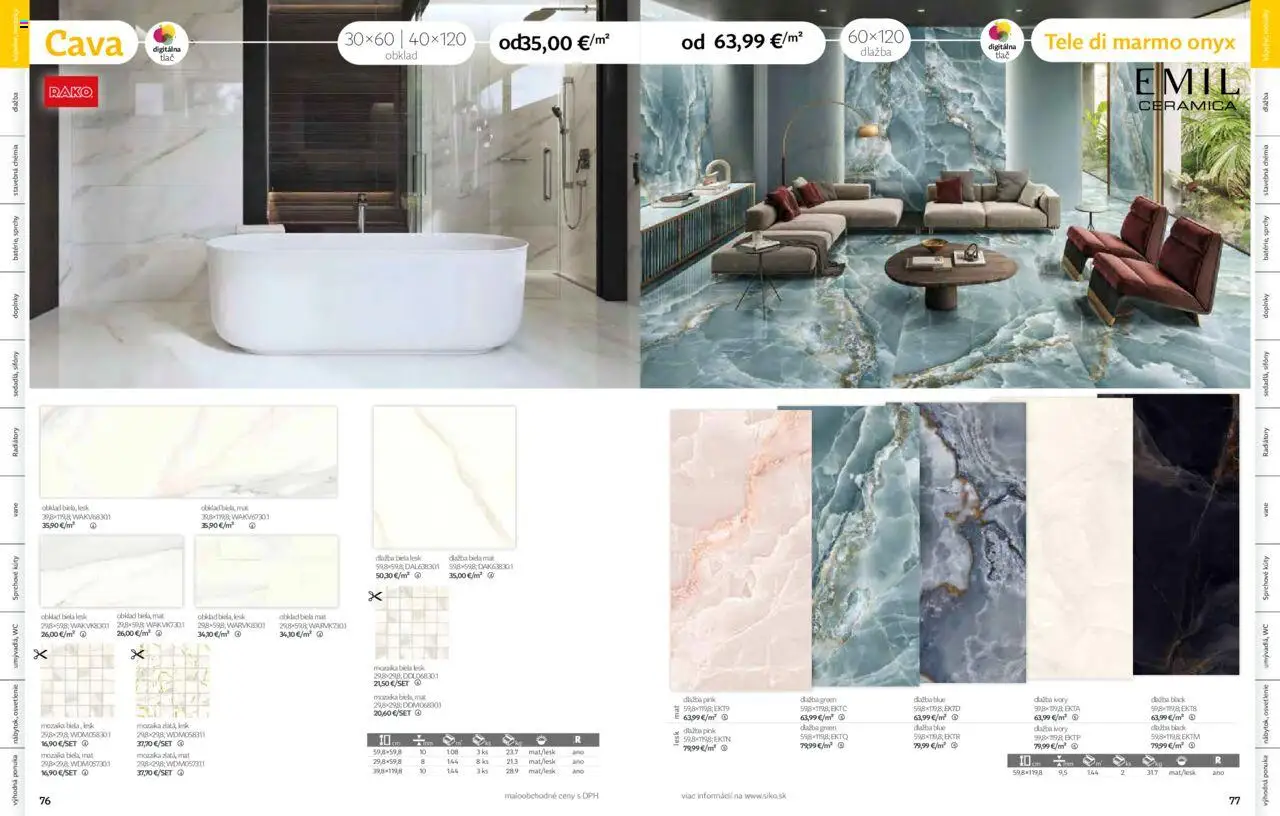 Nové Siko akcie – leták je platný od 01.09.2025 | Strana: 39 | Produkty: Osvetlenie, Dlažba, Radiátory, Obklad