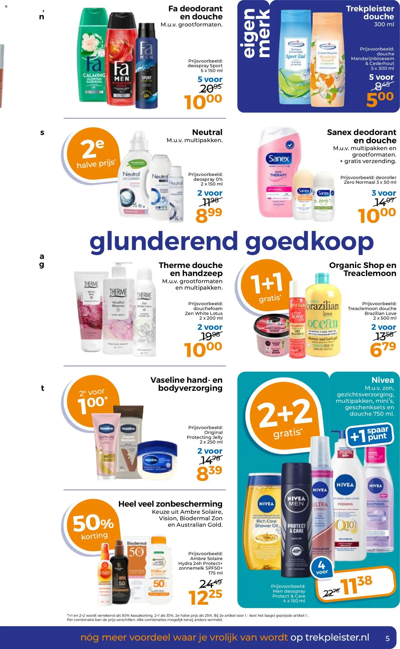 {H1} | Pagina: 5 | Producten: Deodorant, Kan, Douche, Handzeep