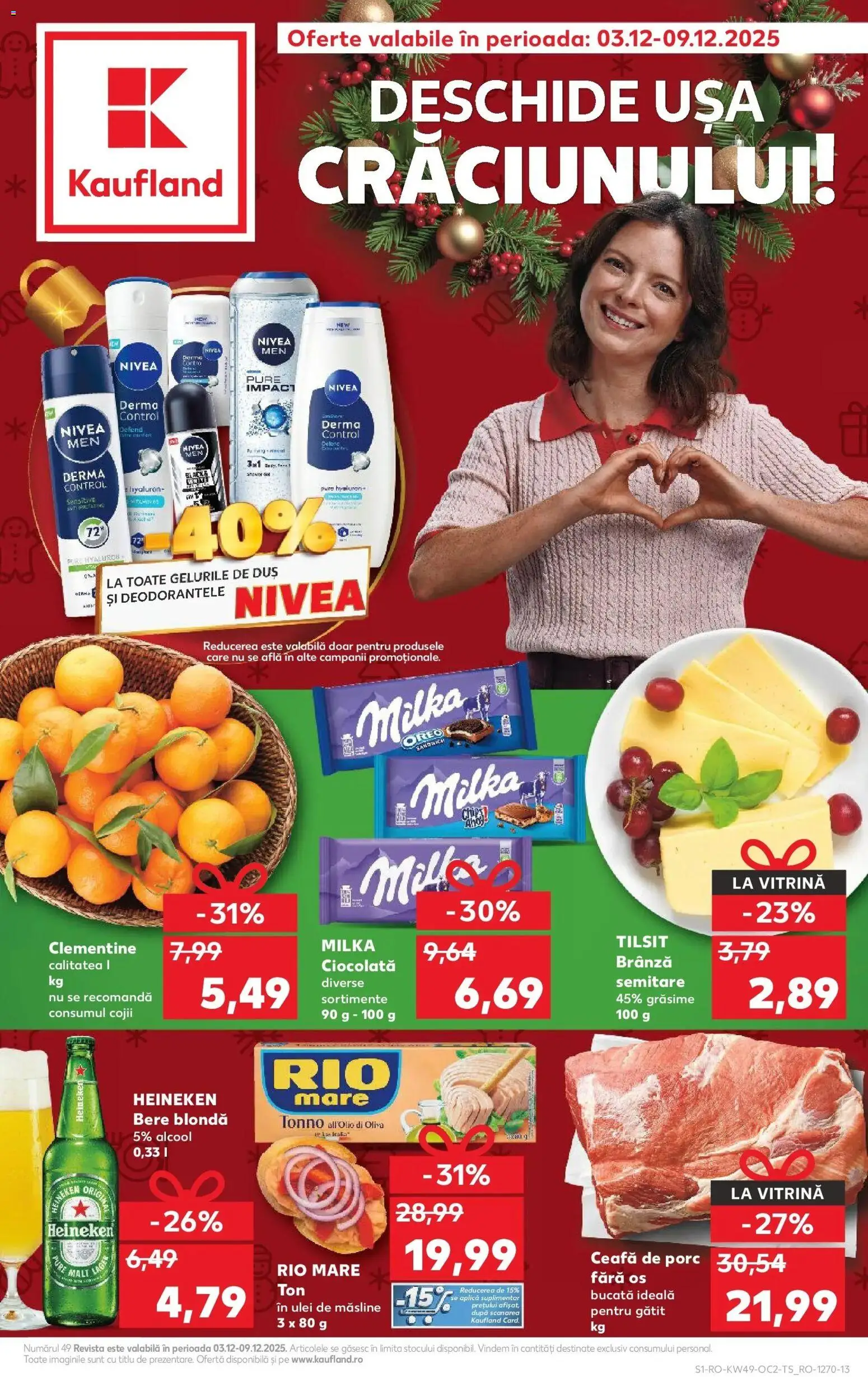 Noul catalog Kaufland – valabil de la 03.12.2025 | Pagină: 1 | Produse: Keçeli kalem, Vitrină, Măsline, Bere
