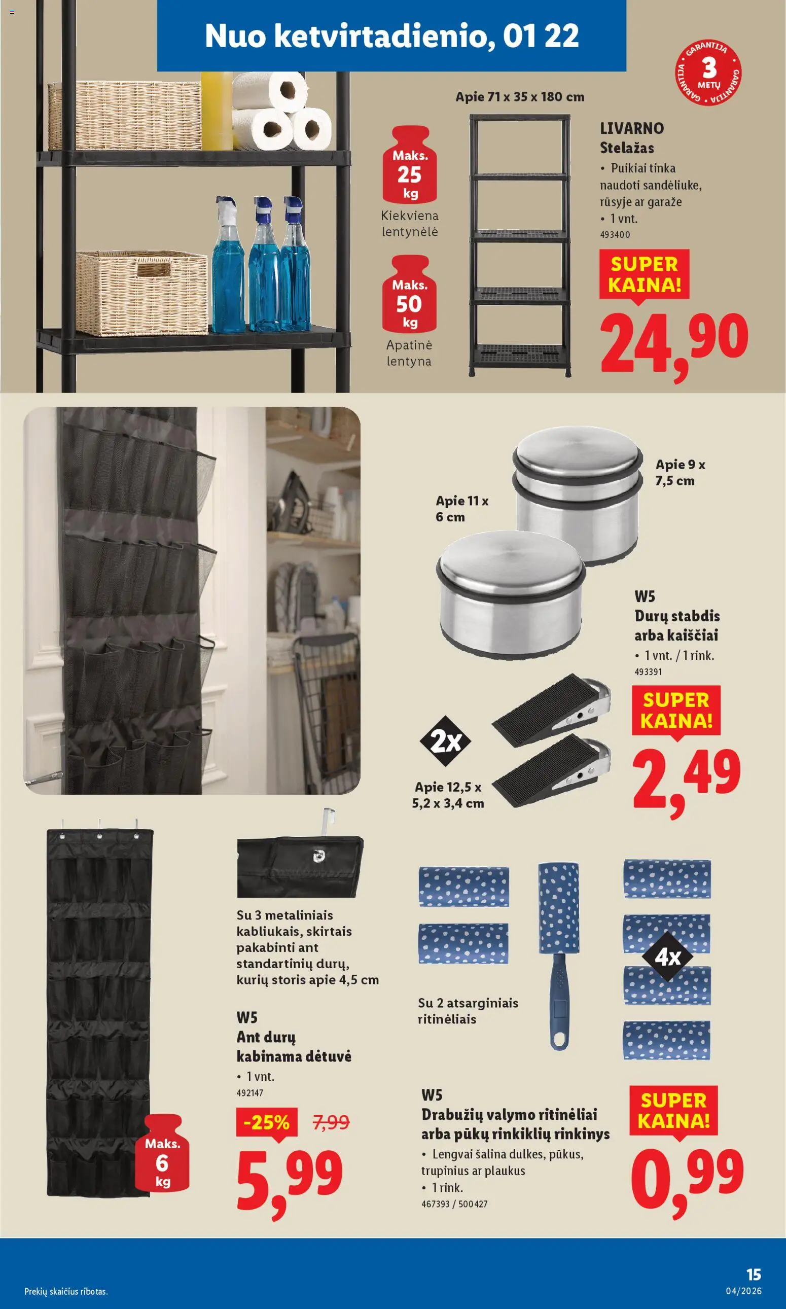 LIDL akcijos nuo 19.01.2026 | Puslapis: 15