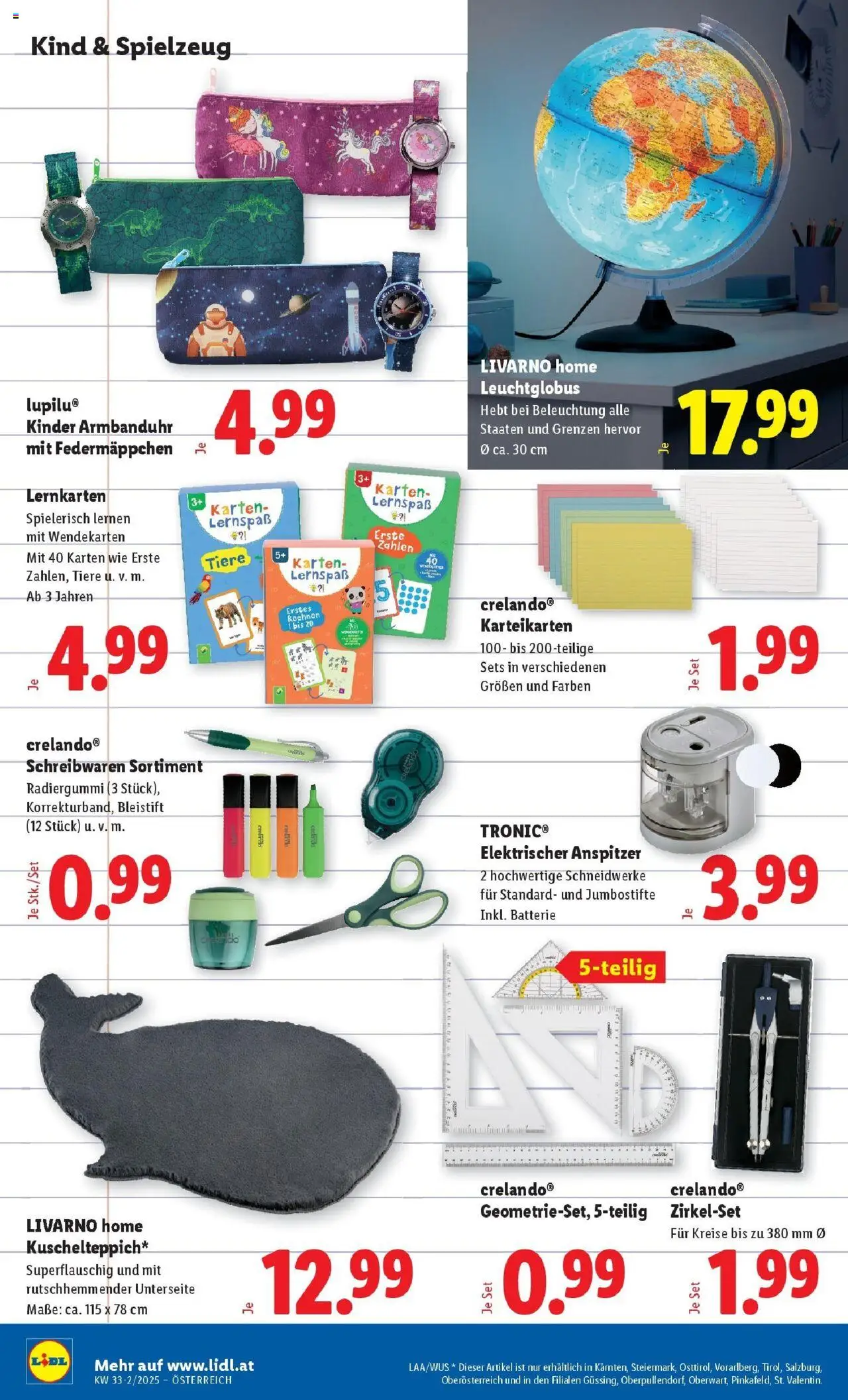 Lidl Flugblatt - Salzburg, Jenbach, Dornbirn gültig ab 14.08.2025 | Seite: 20 | Produkte: Batterie