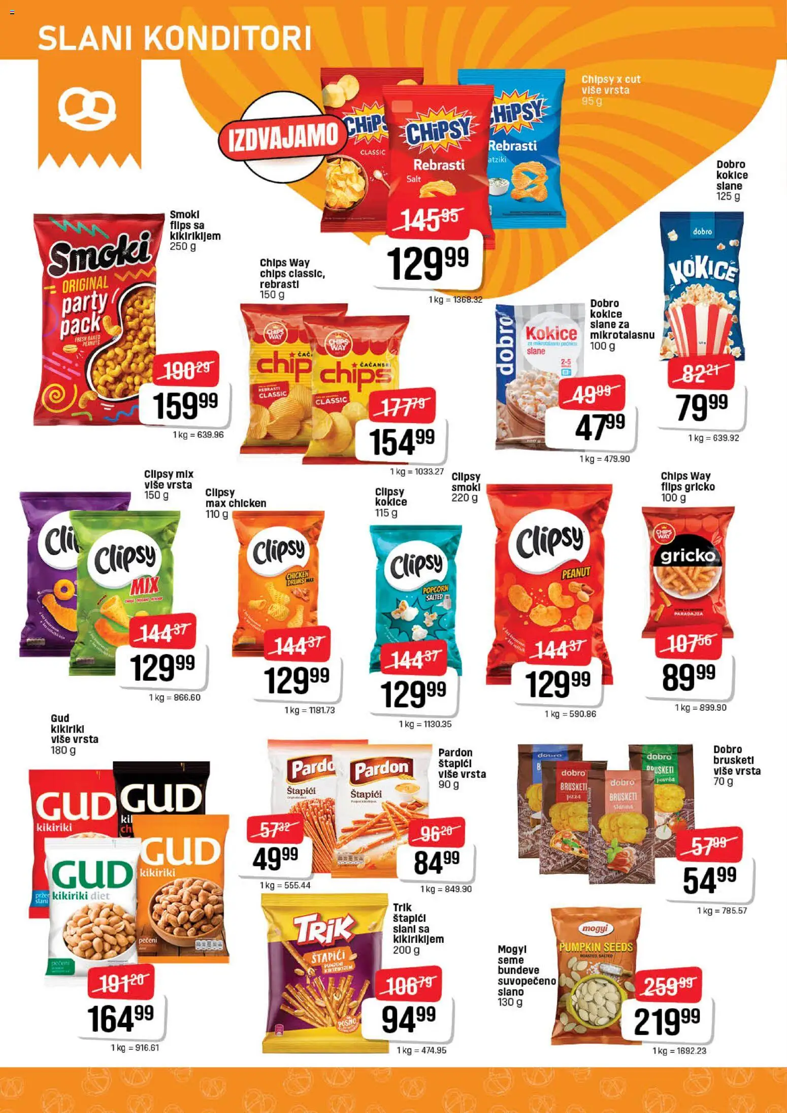 DIS katalog - važi od 02.01.2026 | Strana: 14 | Proizvode: Kikiriki, Popcorn