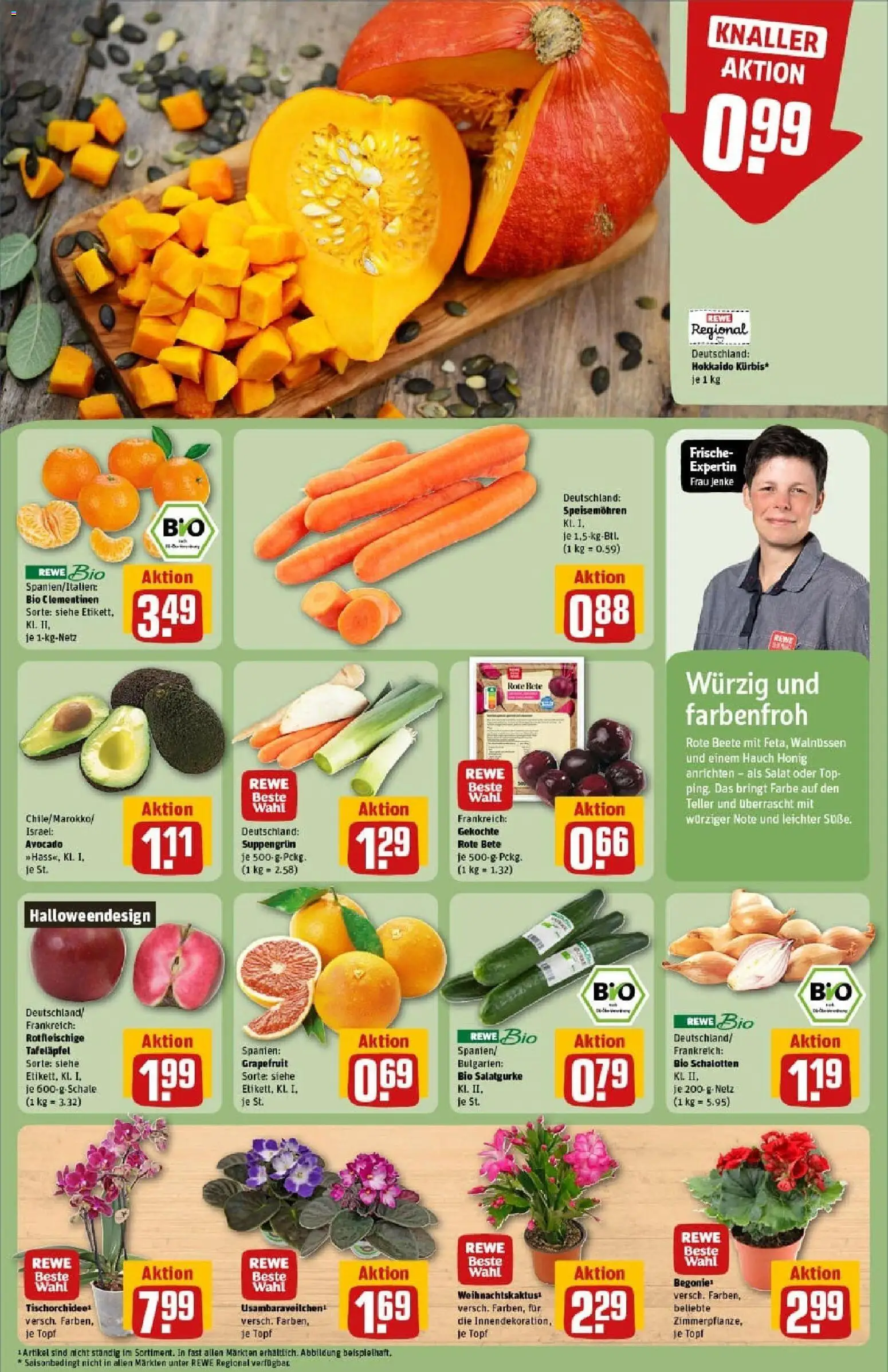 Rewe prospekt Uelzen	 – gültig ab 26.10.2025 | Seite: 9 | Produkte: Top, Avocado, Grapefruit, Rote Beete