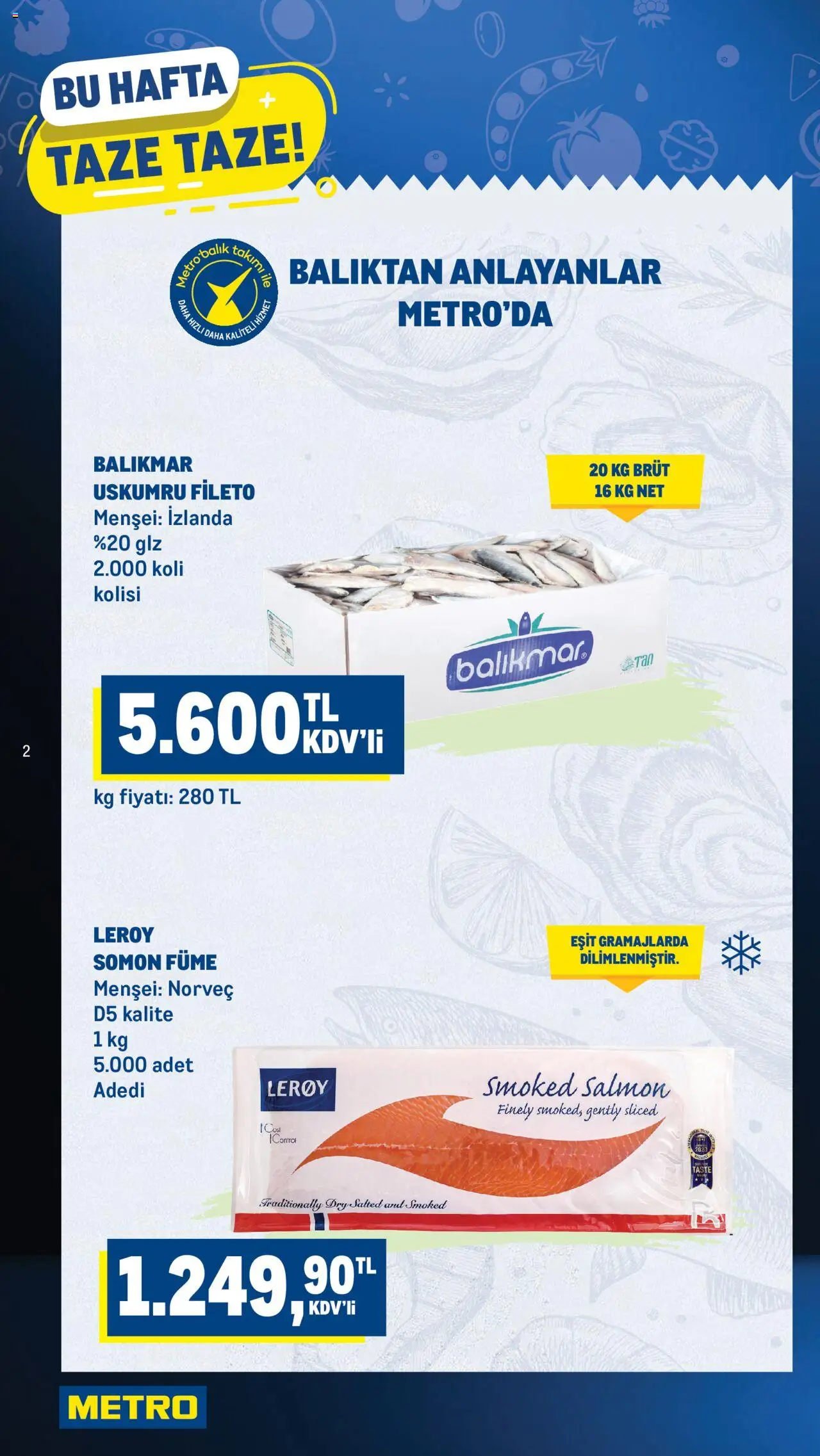 Metro Katalog - 09.10.2025 tarihinden itibaren geçerlidir | Sayfa: 2 | Ürünler: Somon