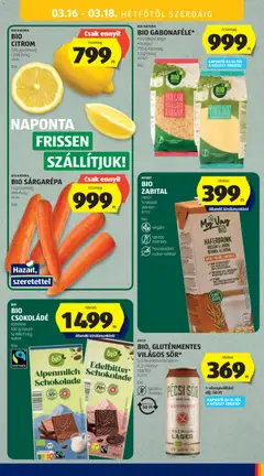 Aldi akciós újság - amely érvényes a következő dátumtól: 12.03.2026 | Oldal: 59