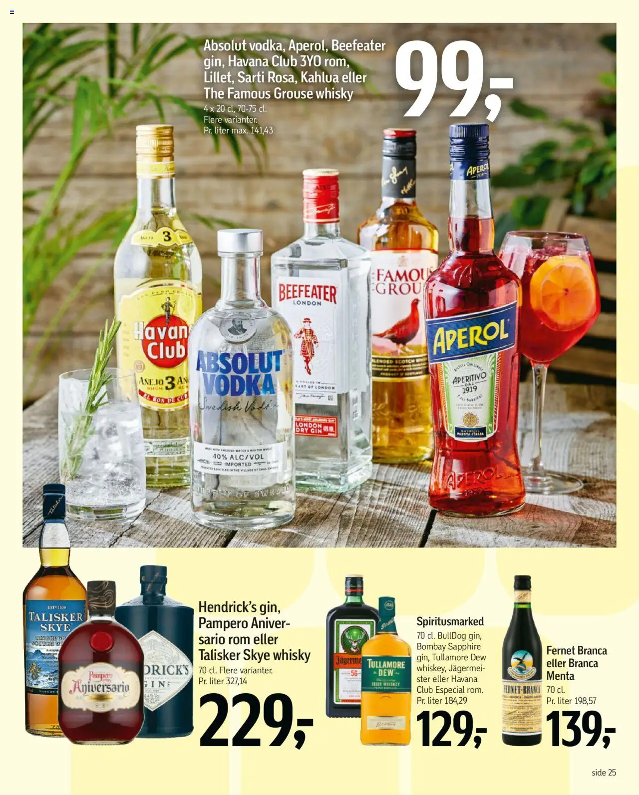 Føtex Tilbudsavis gyldig fra 01.08.2025 | Side: 31 | Produkter: Gin, Vodka, Whisky, Rom