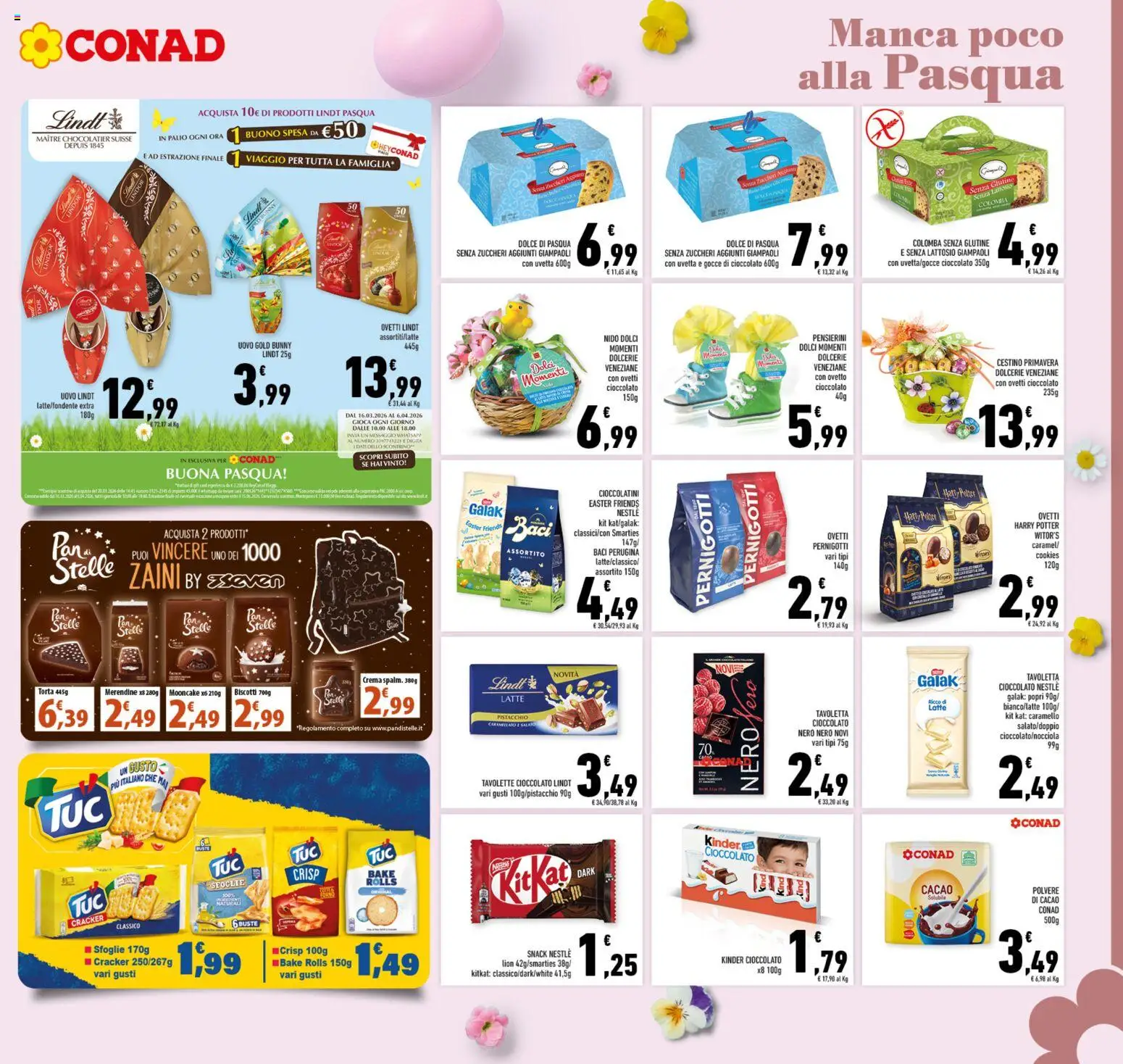Volantino Conad del 11.03.2026 | Pagina: 13 | Prodotti: Crema, Latte, Cacao, Cioccolatini