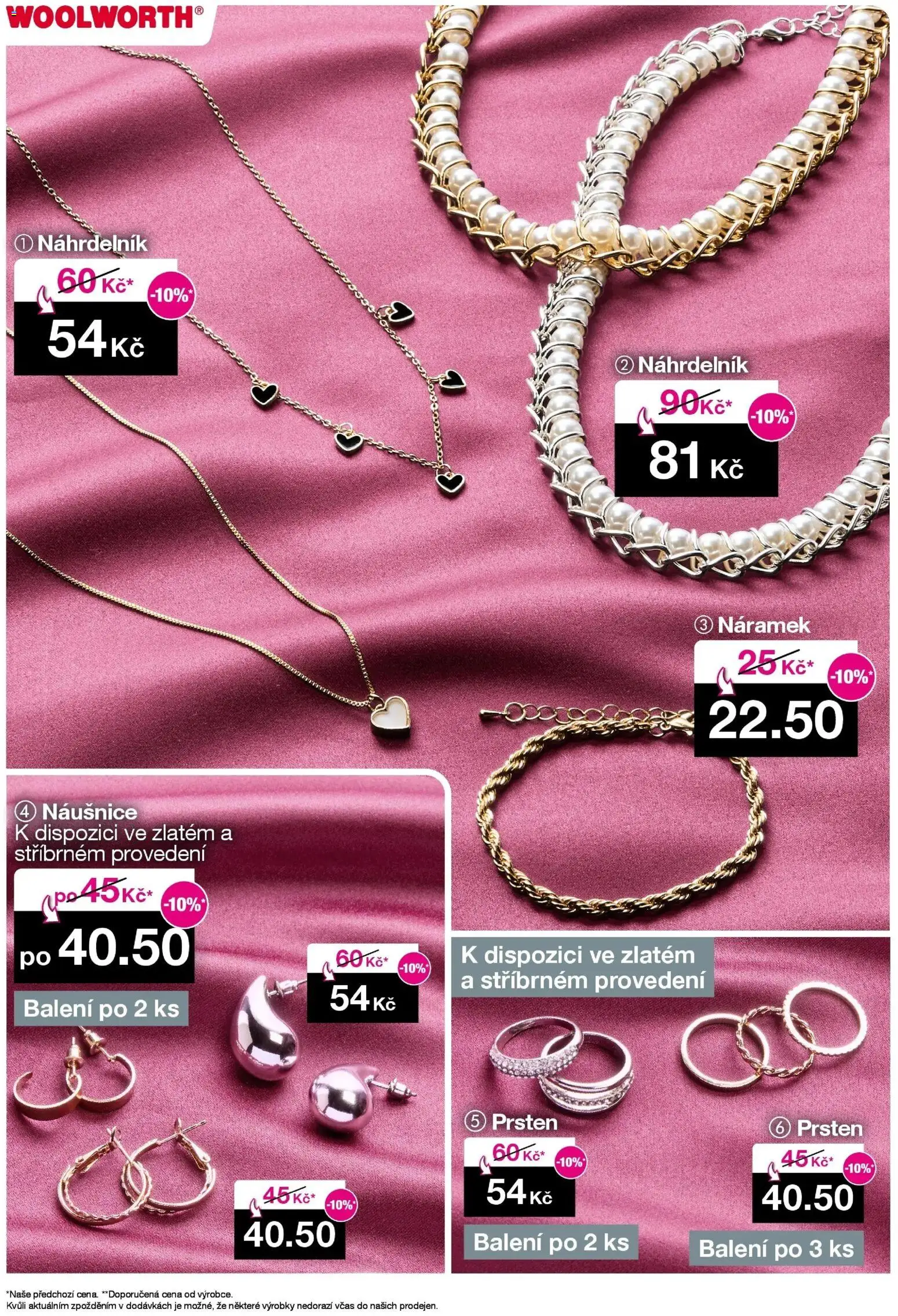 Woolworth leták od 07.11.2025 | Strana: 15 | Produkty: Naušnice