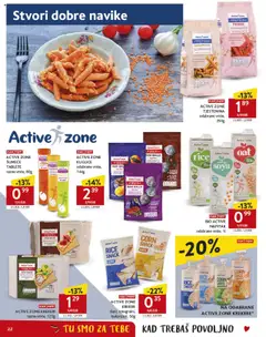Konzum katalog | vrijedi od 20.08.2025 | Stranica: 22 | Proizvodi: Tjestenina, Pasta, Krekeri, Šumeće tablete