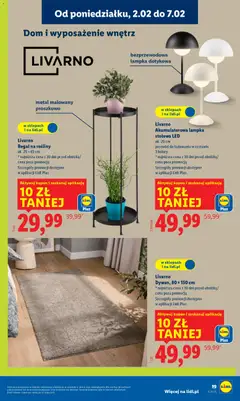 Pogląd oferty "Livarno Regał na rośliny, ok. 25 x 65 cm, metal malowany proszkowo" - ważna od 02.02.2026 | Strona: 19 | Produkty: Rosliny, Regał