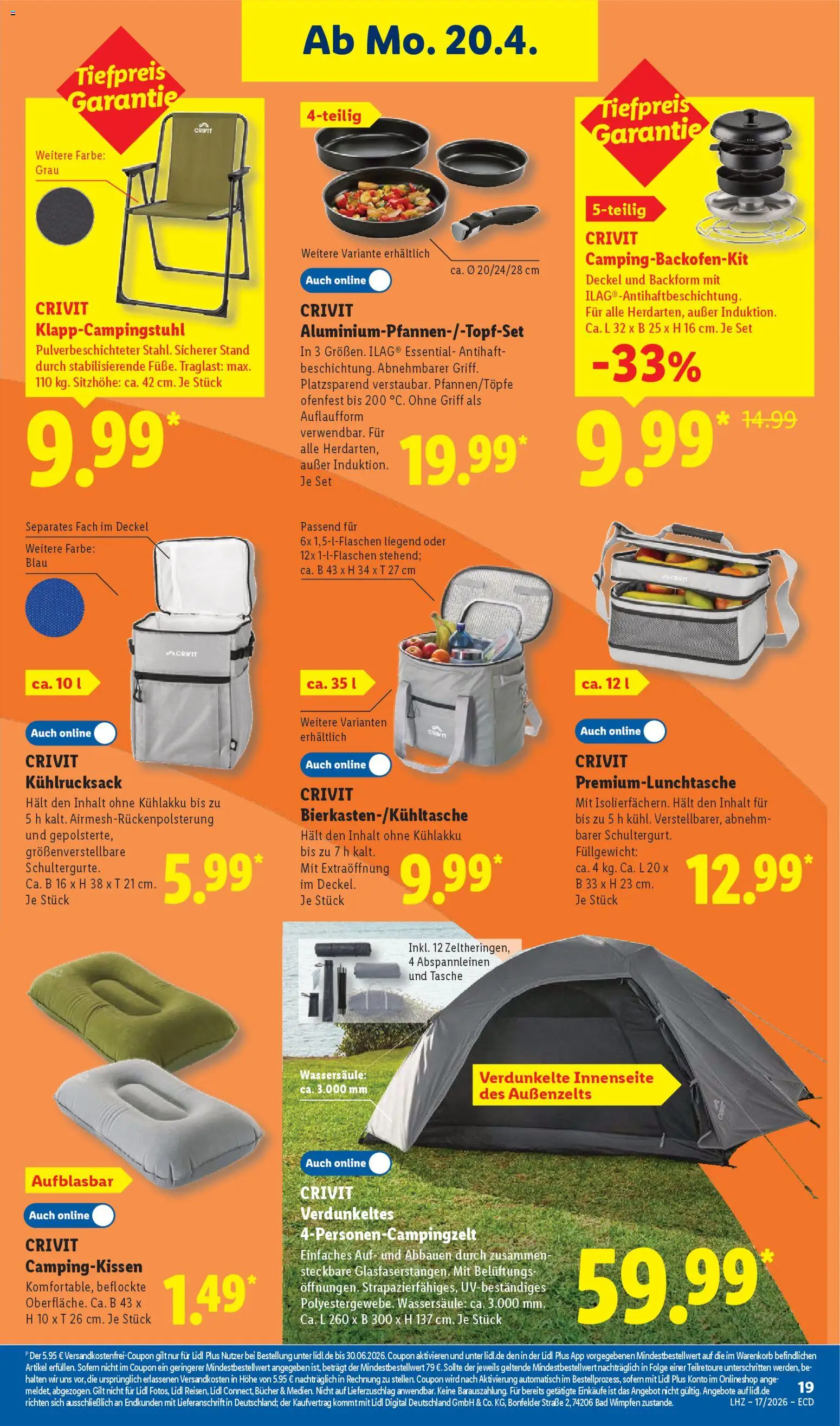 Lidl Prospekt – gültig ab 20.04.2026 | Seite: 35 | Produkte: Tasche, Bad