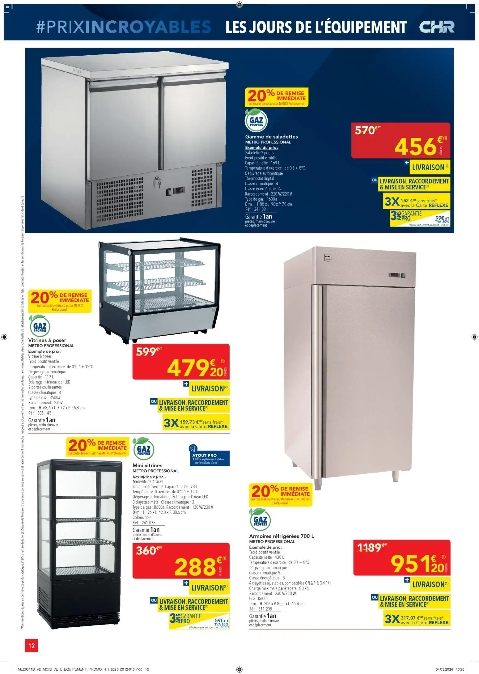 {H1} | Page: 12 | Produits: Vitrine, Étagère, Portes