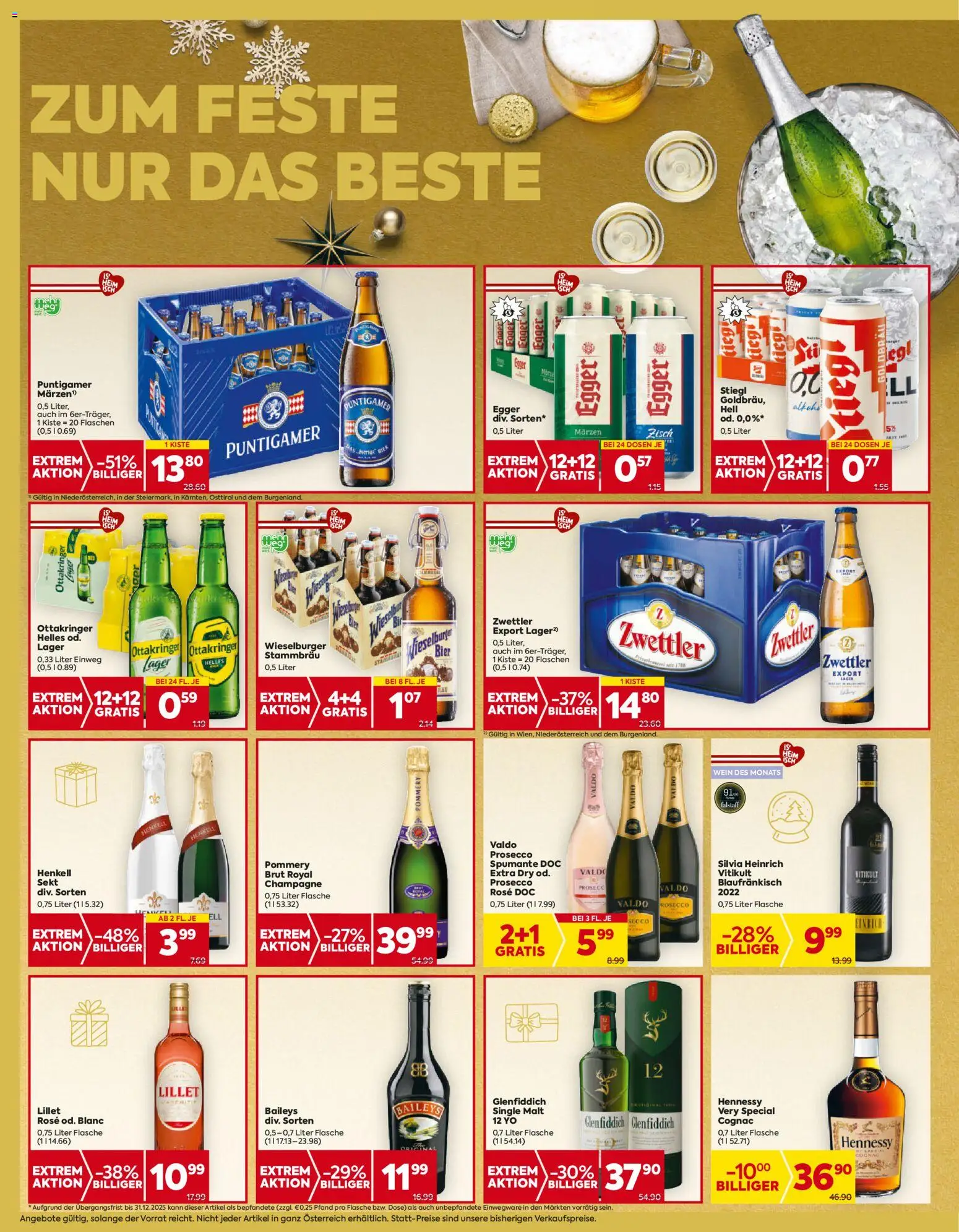 Billa Flugblatt - Niederösterreich gültig ab 18.12.2025 | Seite: 14 | Produkte: Wein, Bier
