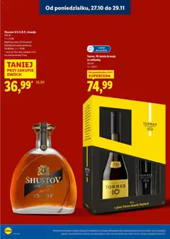 Pogląd oferty "Shustov V.V.S.O.P., brandy, 500 ml" - ważna od 27.10.2025 | Strona: 17 | Produkty: Szklanka