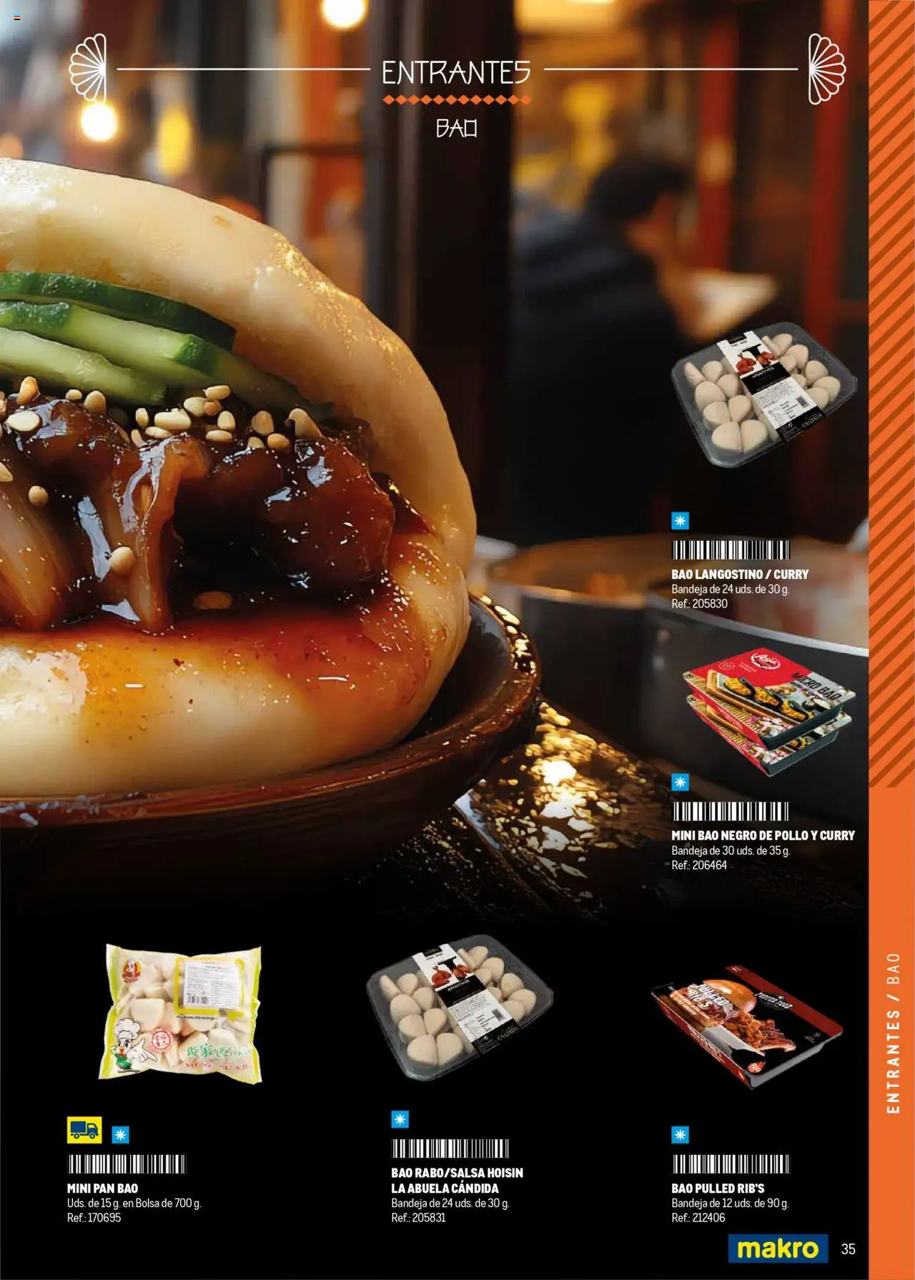 Makro - Cocina fusión asiática Prat │ válido desde el 04.06.2025 | Página: 35 | Productos: Pan, Bolsa, Bandeja, Langostino