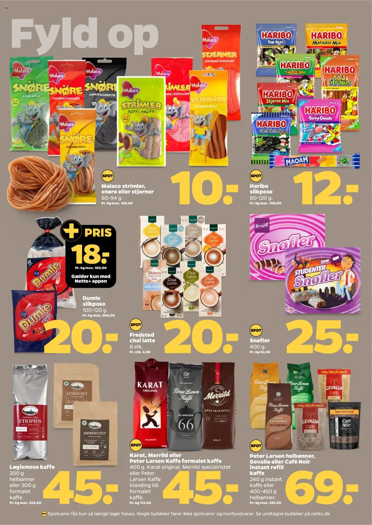 Netto tilbudsavis – gyldig fra 11.10.2025 | Side: 22 | Produkter: Brød, Kaffe, Bønner, Instant Kaffe
