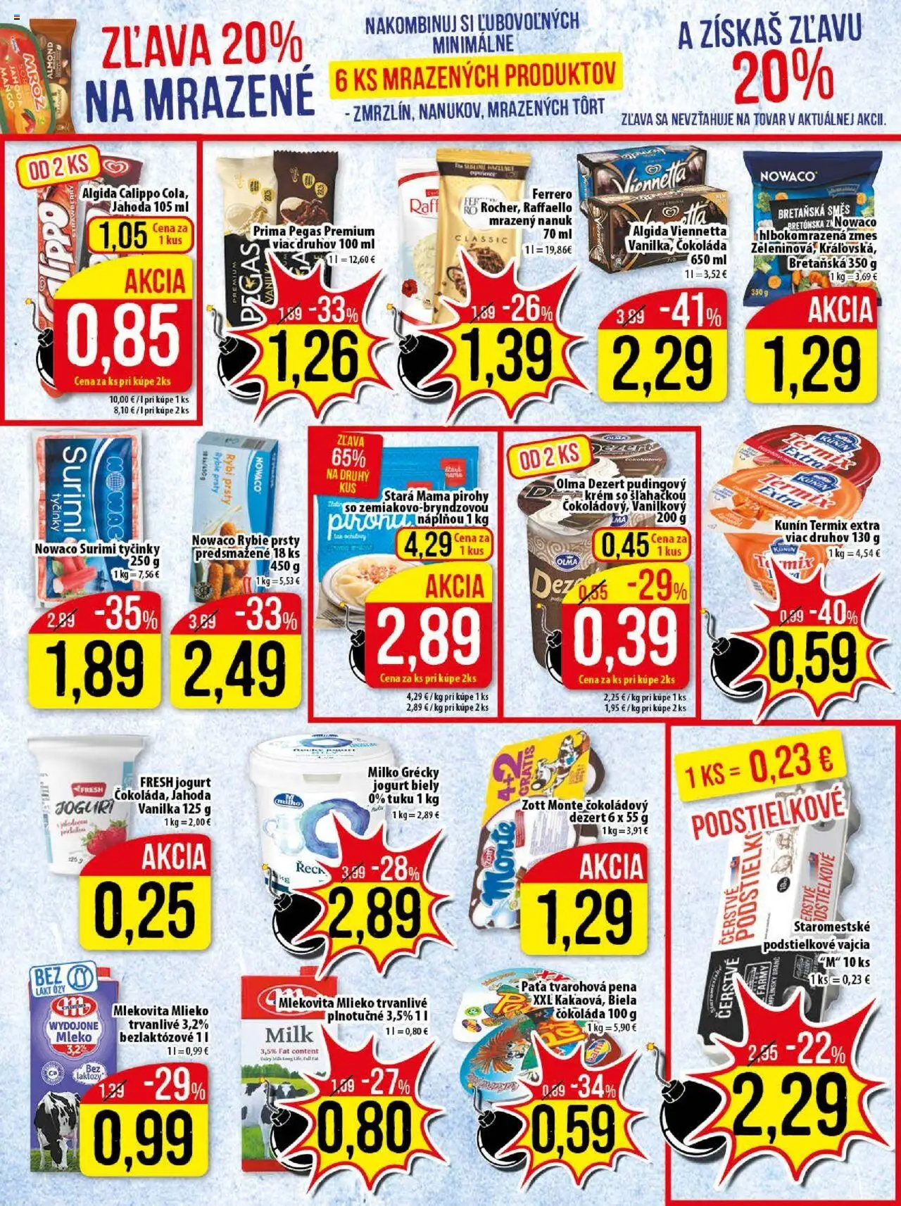 Klas leták │ platný od 28.07.2025 | Strana: 7 | Produkty: Pás, Mlieko, Vajcia