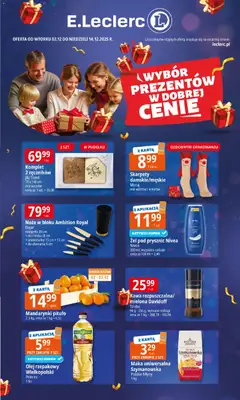 Pogląd oferty "E.Leclerc Gazetka - Zielona Góra prezenty" - ważna od 02.12.2025