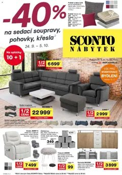 Náhled letáku Sconto nábytek leták od 24.09.2025