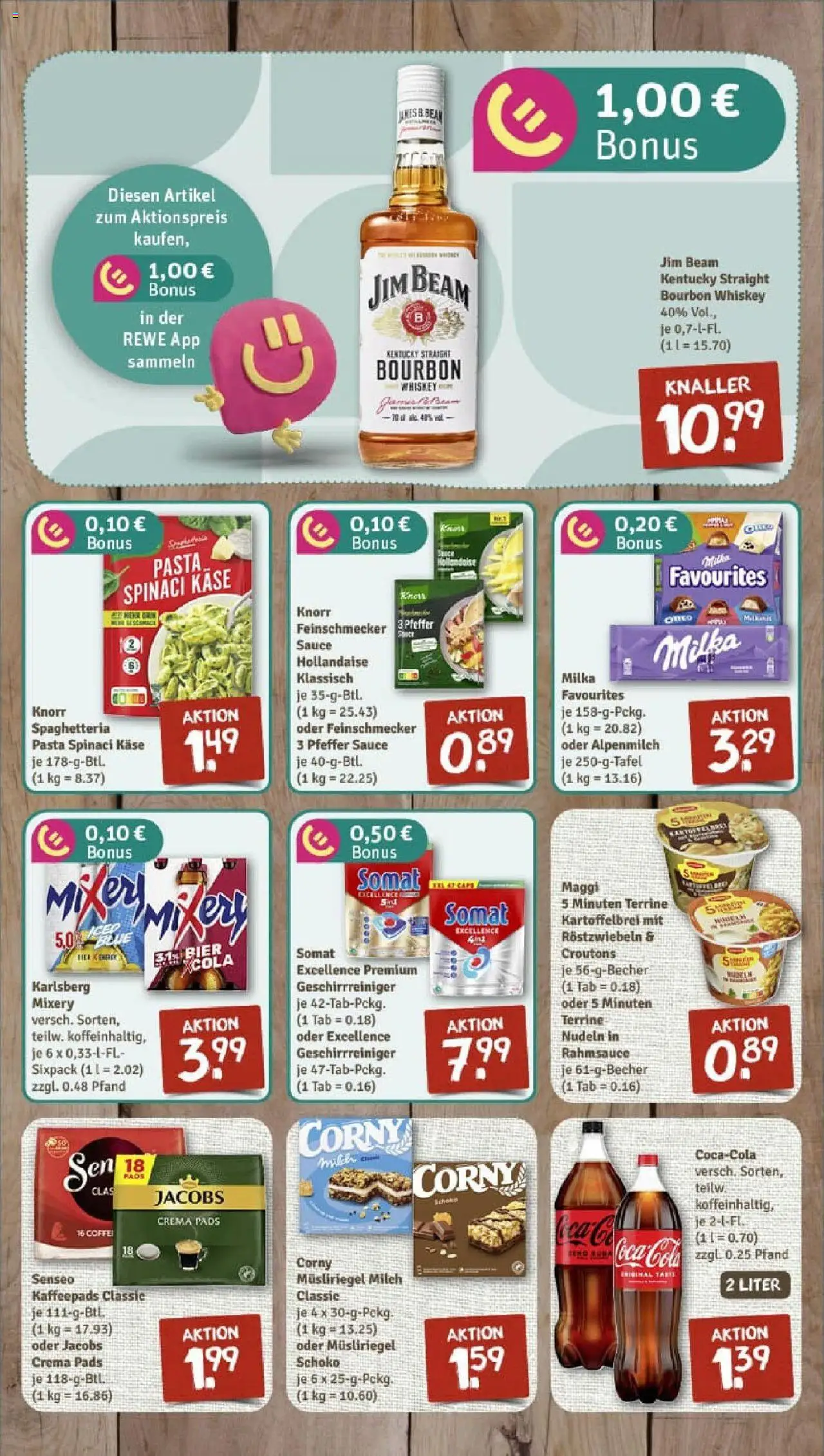 Rewe prospekt Solingen / Höhscheid	 - gültig ab dem 22.06.2025 | Seite: 6 | Produkte: Kaffeepads, Mixer, Cola, Pasta