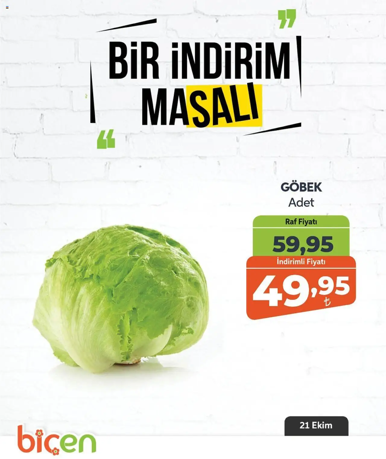 Biçen Market Bir İndirim MaSalı - 21.10.2025 tarihinden itibaren geçerlidir | Sayfa: 14 | Ürünler: Raf