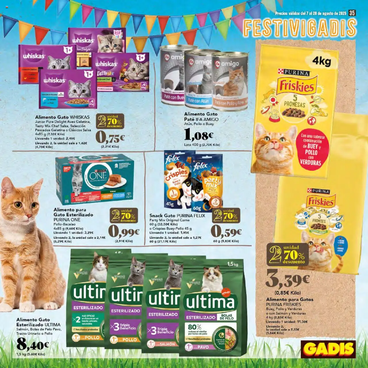 Gadis folleto │ válido desde el 07.08.2025 | Página: 35 | Productos: Gelatina, Paté
