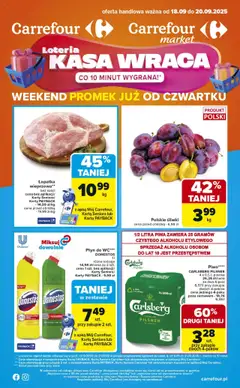 Pogląd oferty "Carrefour Gazetka - Weekend promek już od czwartku" - ważna od 18.09.2025