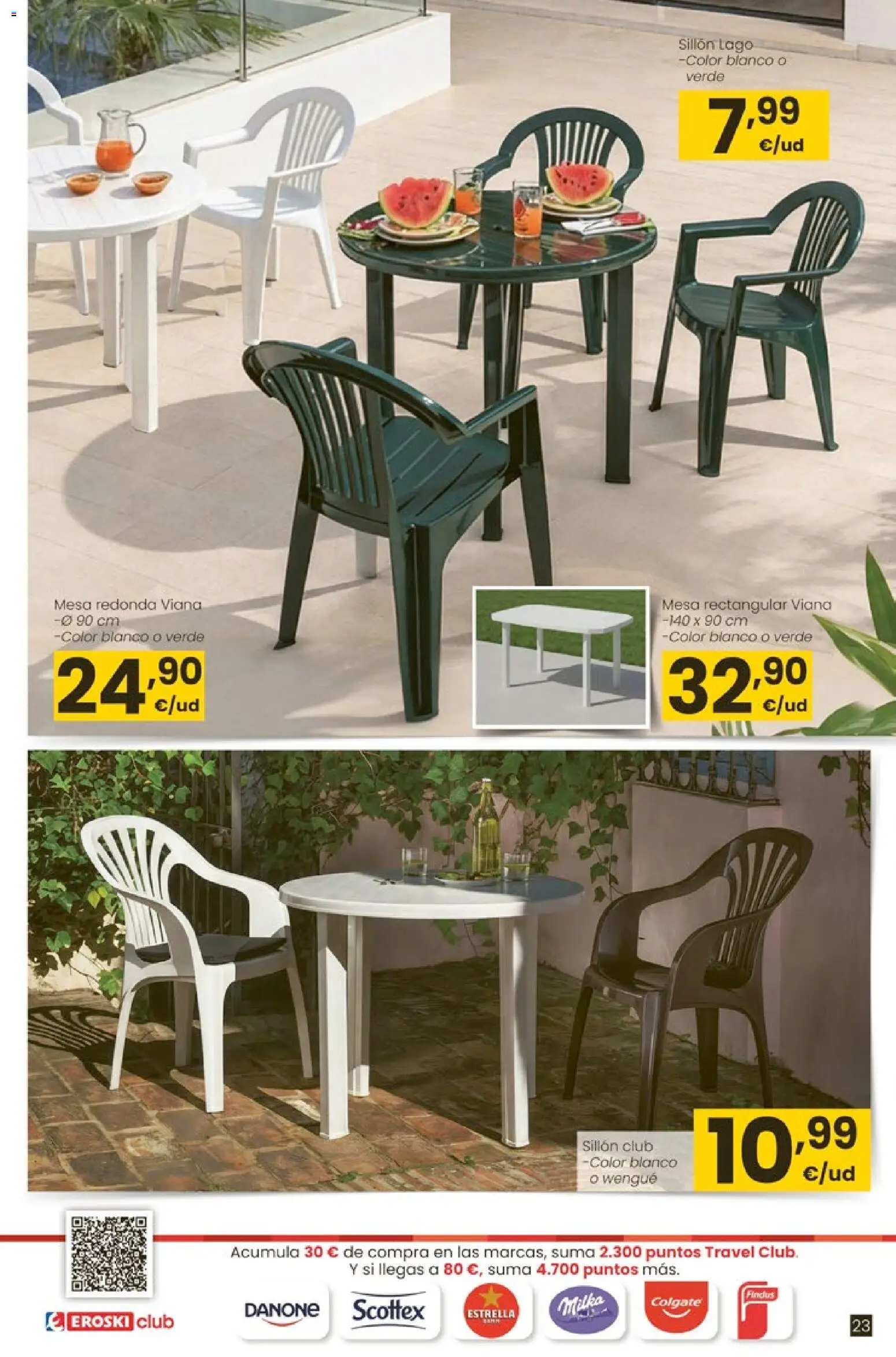 Eroski - Qué oasis │ válido desde el 26.03.2026 | Página: 23 | Productos: Sillón, Mesa