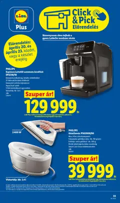 Lidl akciós újság - amely érvényes a következő dátumtól: 16.04.2026 | Oldal: 33
