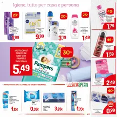 Volantino CRAI del 18.09.2025 | Pagina: 23 | Prodotti: Deodorante, Spazzolino, Detergente, Intimo