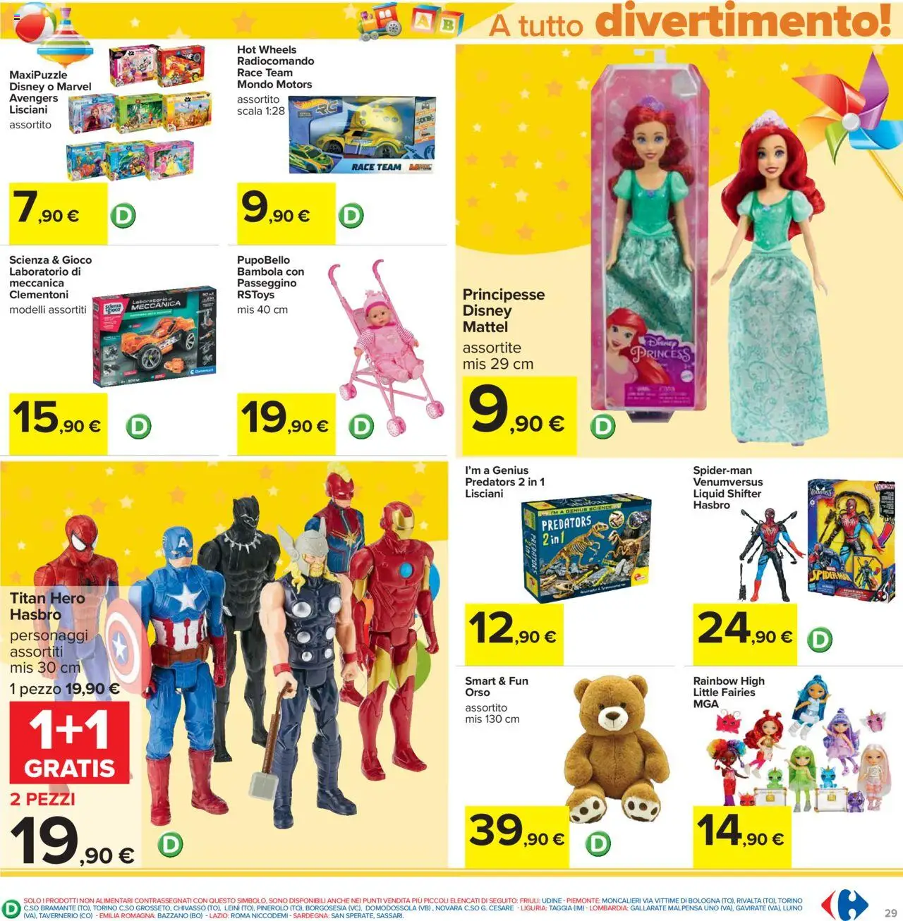 Volantino Carrefour del 10.10.2025 | Pagina: 29 | Prodotti: Passeggino, Scala, Gioco