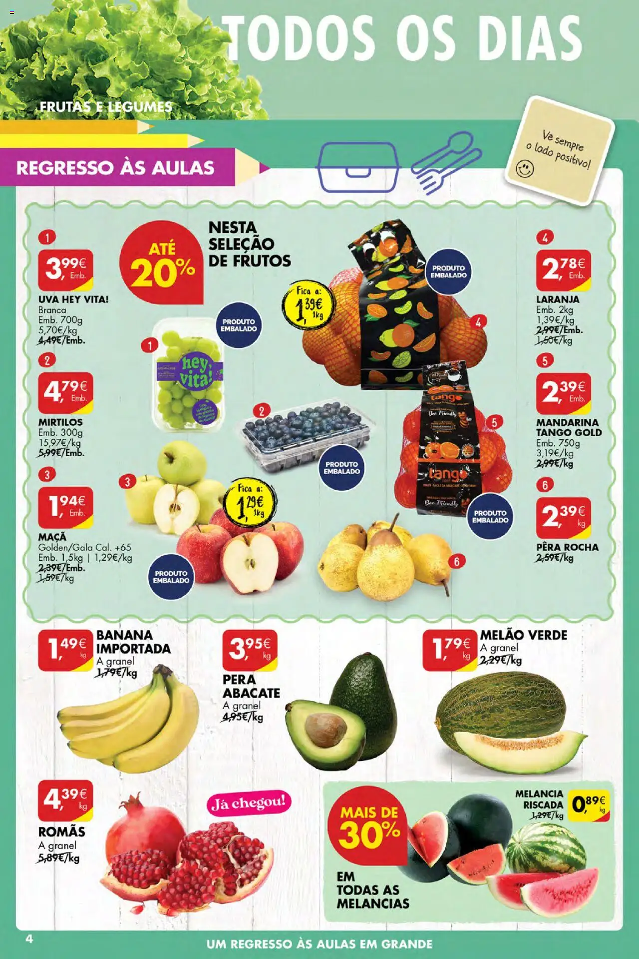 Pingo Doce Poupe Esta Semana Açores │ válido de 11.09.2025 | Página: 4 | Produtos: Banana, Maça, Melancia, Melão
