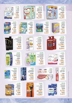 Преглед на Лекси брошура - Офертите са валидни от 07.01.2026 | Страница: 7 | Продукти: Душ гел, Дамски превръзки, Пелени, Превръзки