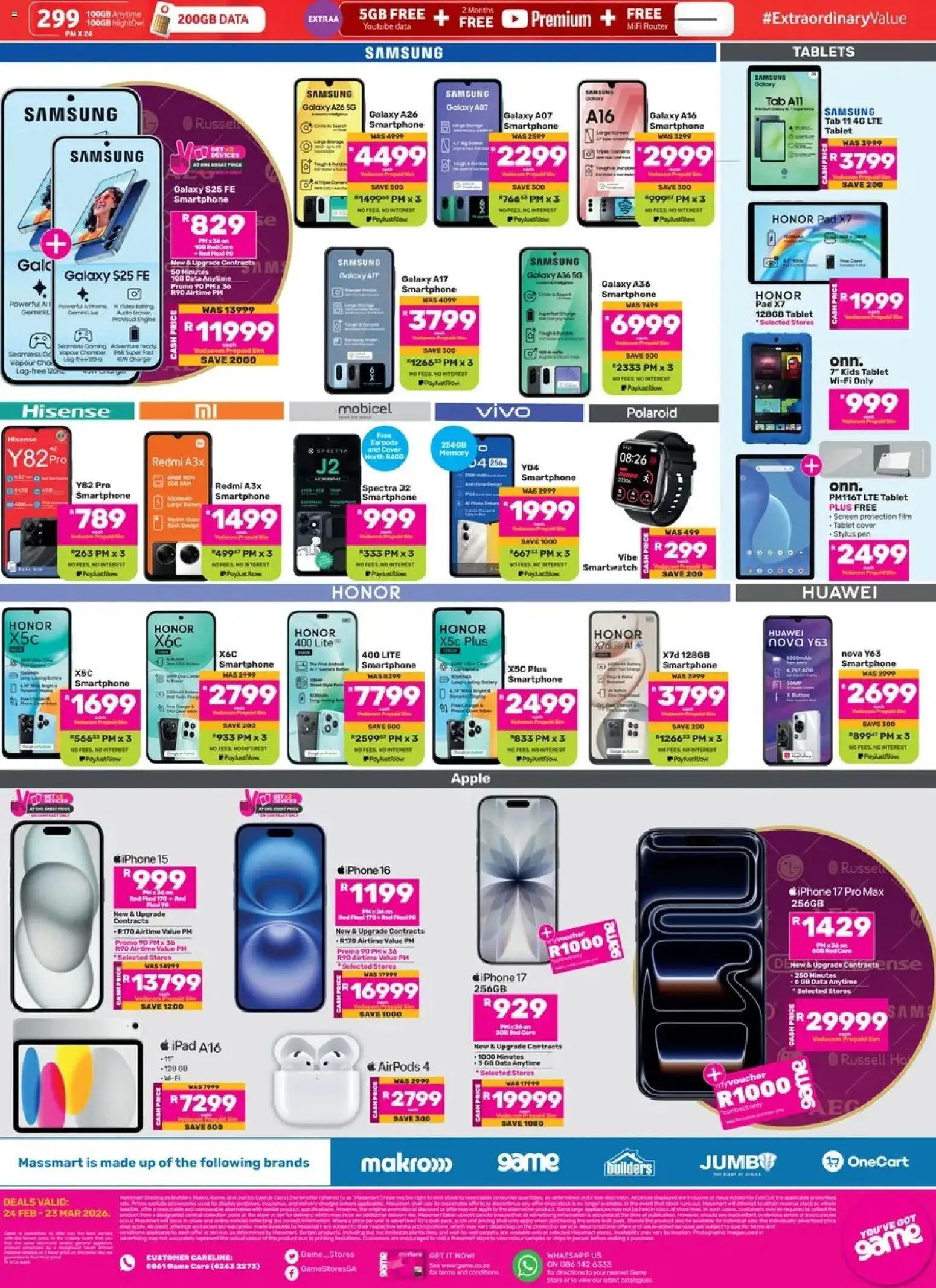 Game - I Like Big Brands And I Cannot Lie valid from 24.02.2026 | Page: 12 | Products: Smartphone, Smartwatch, Game, Audio